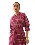 ELLA DRESS - PLUM view 4