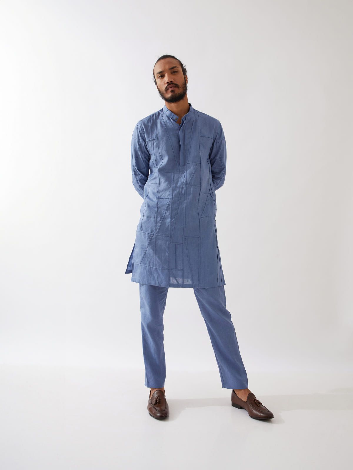 LEBI KURTA SET - BLUE - image 4