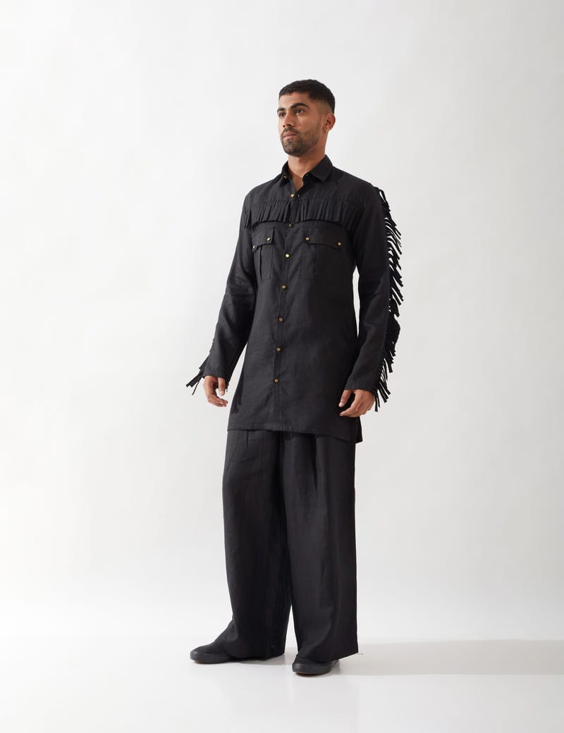 EROS KURTA SET - BLACK