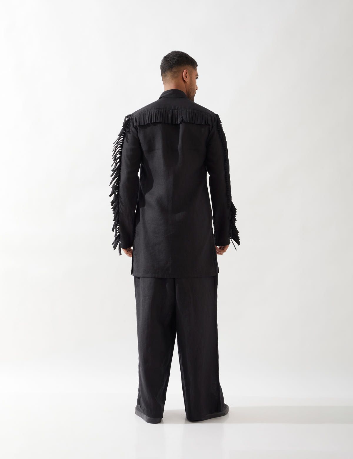 EROS KURTA SET - BLACK - image 3