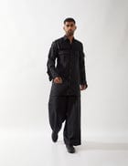 EROS KURTA SET - BLACK view 5