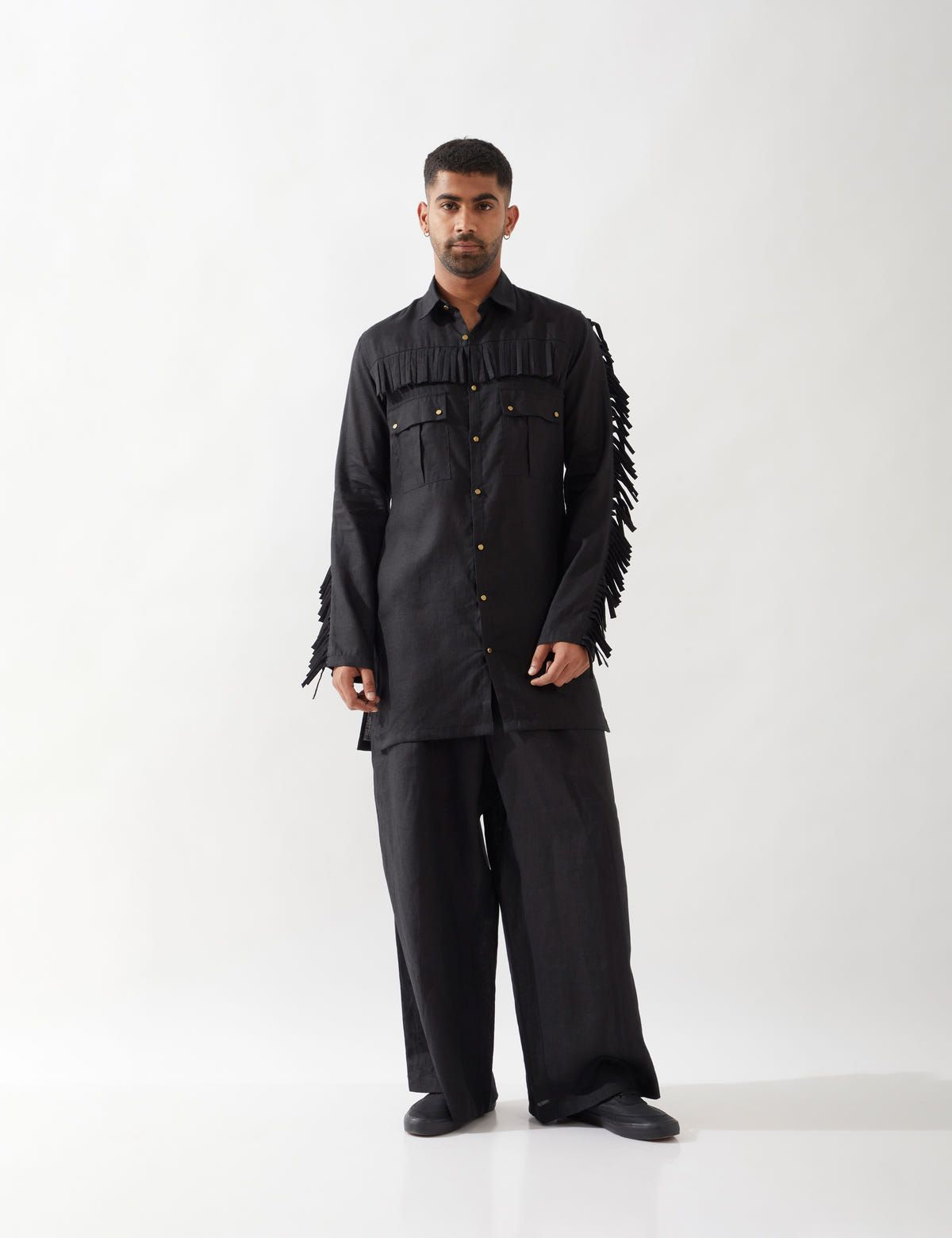 EROS KURTA SET - BLACK - image 6
