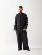 EROS KURTA SET - BLACK view 6