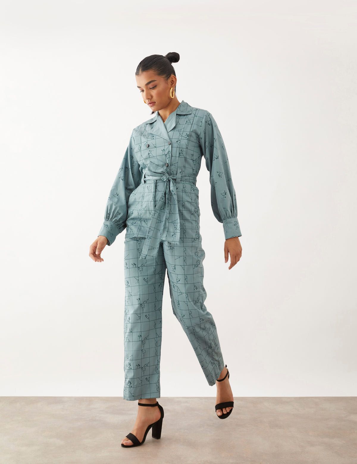 YUKI JUMPSUIT - SMOKE - image 1