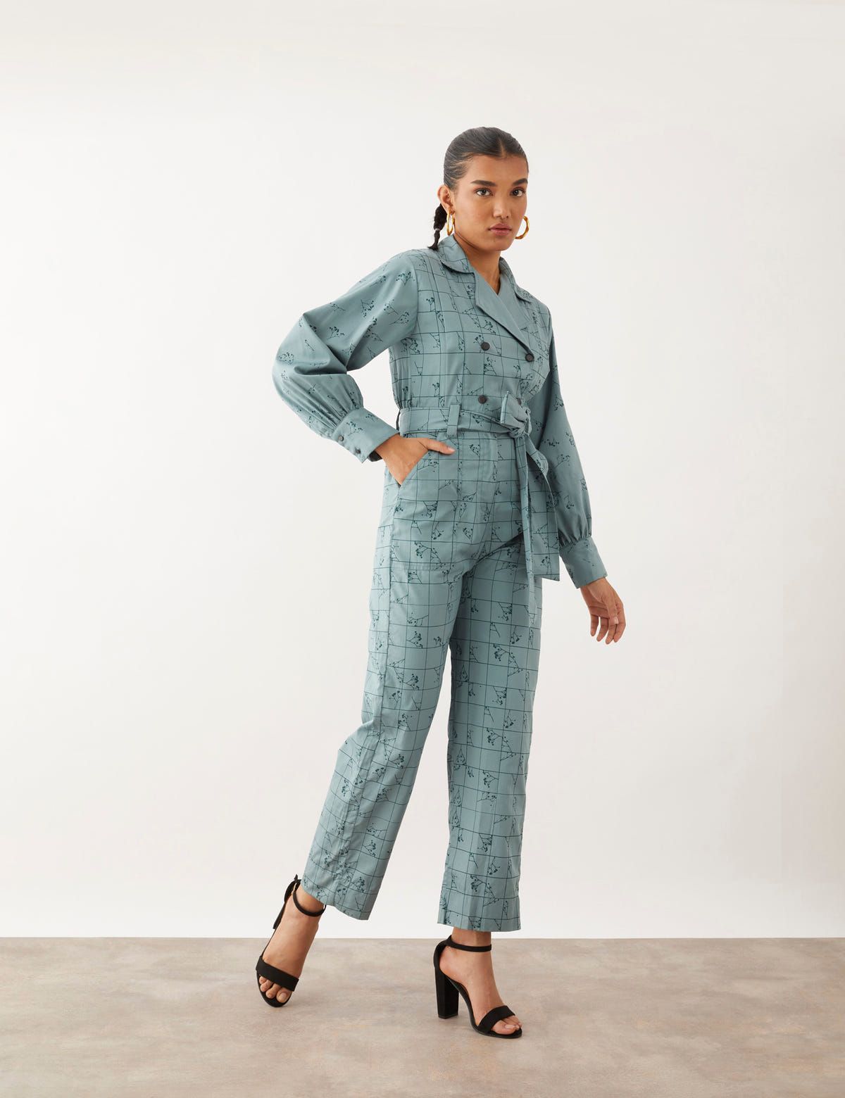 YUKI JUMPSUIT - SMOKE - image 2