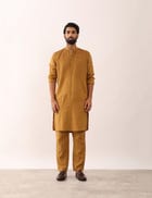 NAKSH KURTA - MUSTARD view 3