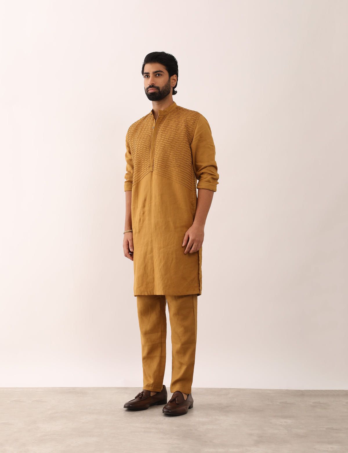 NAKSH KURTA - MUSTARD - image 4
