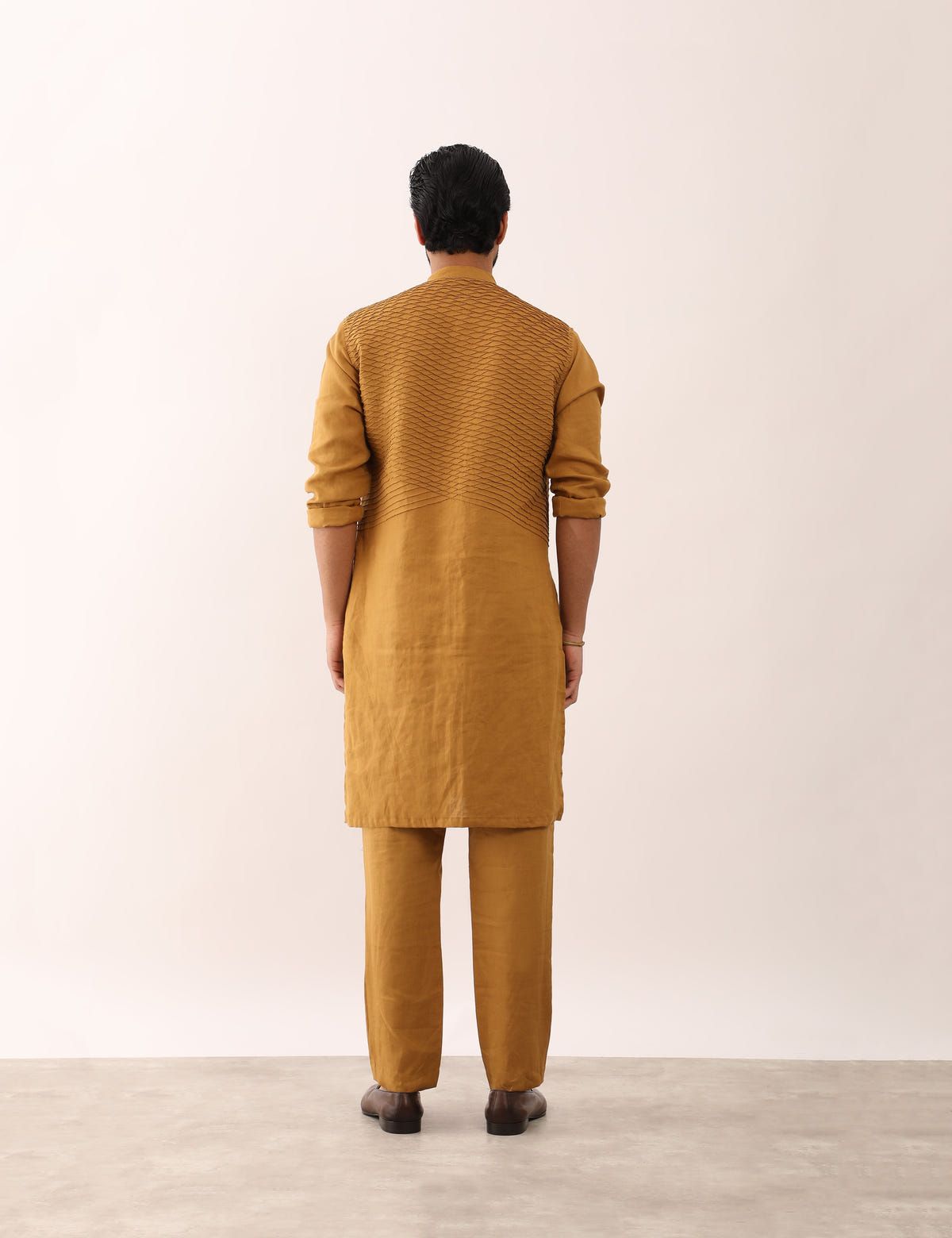 NAKSH KURTA - MUSTARD - image 5