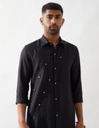 HARISON KURTA SET - BLACK view 2