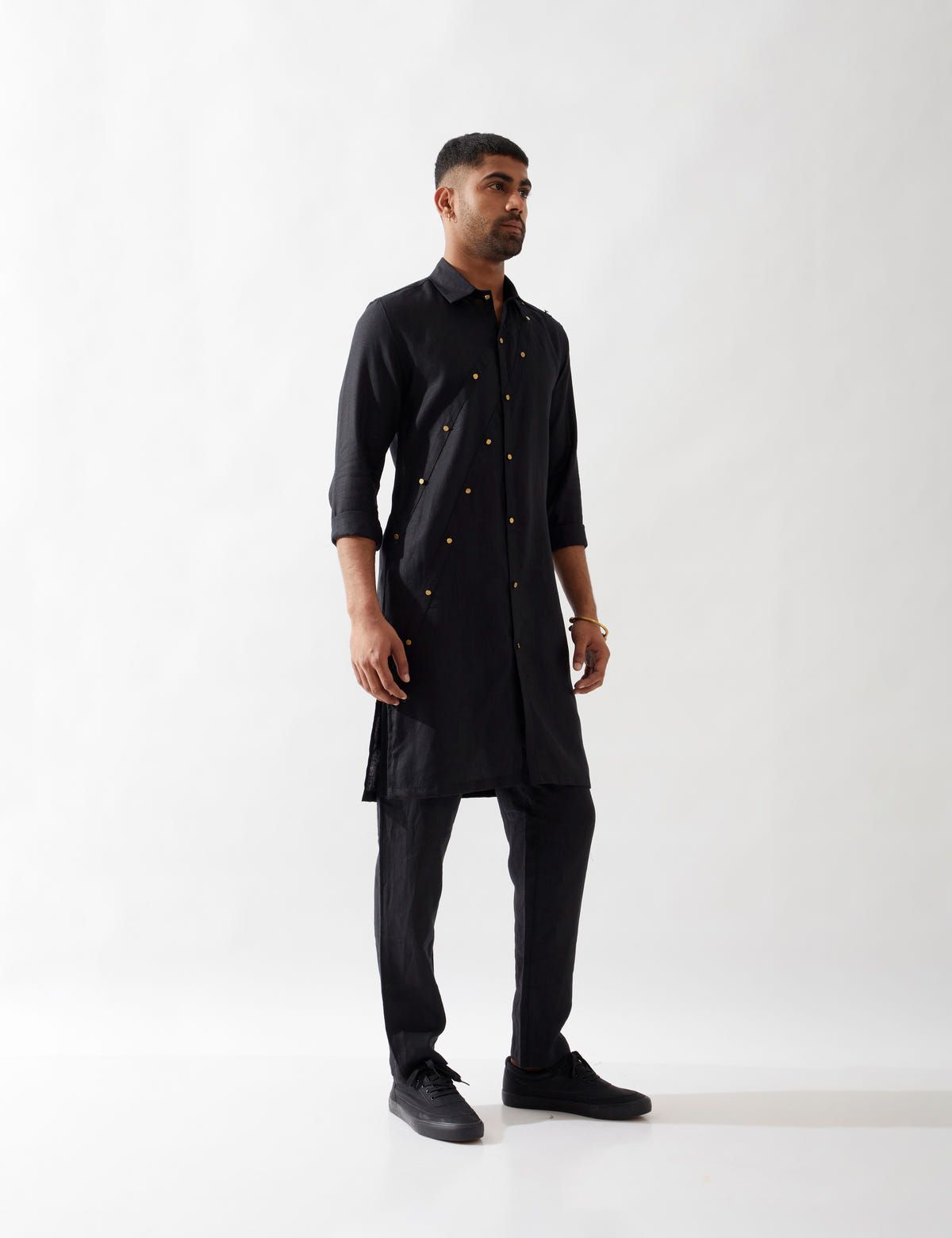 HARISON KURTA SET - BLACK - image 3