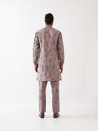 EMMETT CIRCUIT KURTA SET - PURPLE view 4