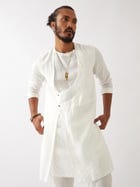 BROOKS KURTA SET - WHITE view 1