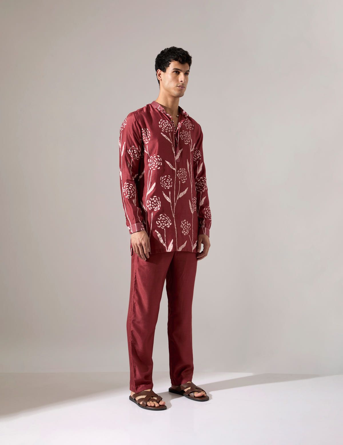 James Estate Kurta Set - Maroon - image 4