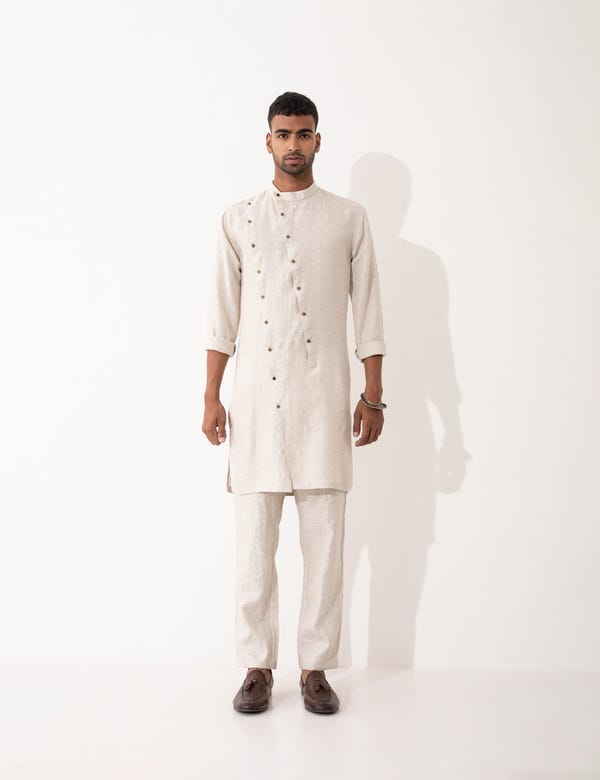 SON OF A NOBLE - SNOB — JIM KURTA SET - IVORY
