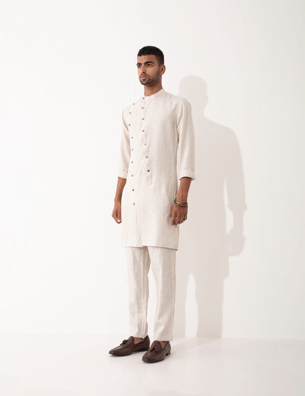 SON OF A NOBLE - SNOB — JIM KURTA SET - IVORY