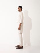 JIM KURTA SET - IVORY view 3