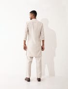 JIM KURTA SET - IVORY view 4