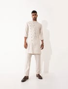 JIM KURTA SET - IVORY view 5