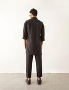 CAI - KURTA - BLACK view 4