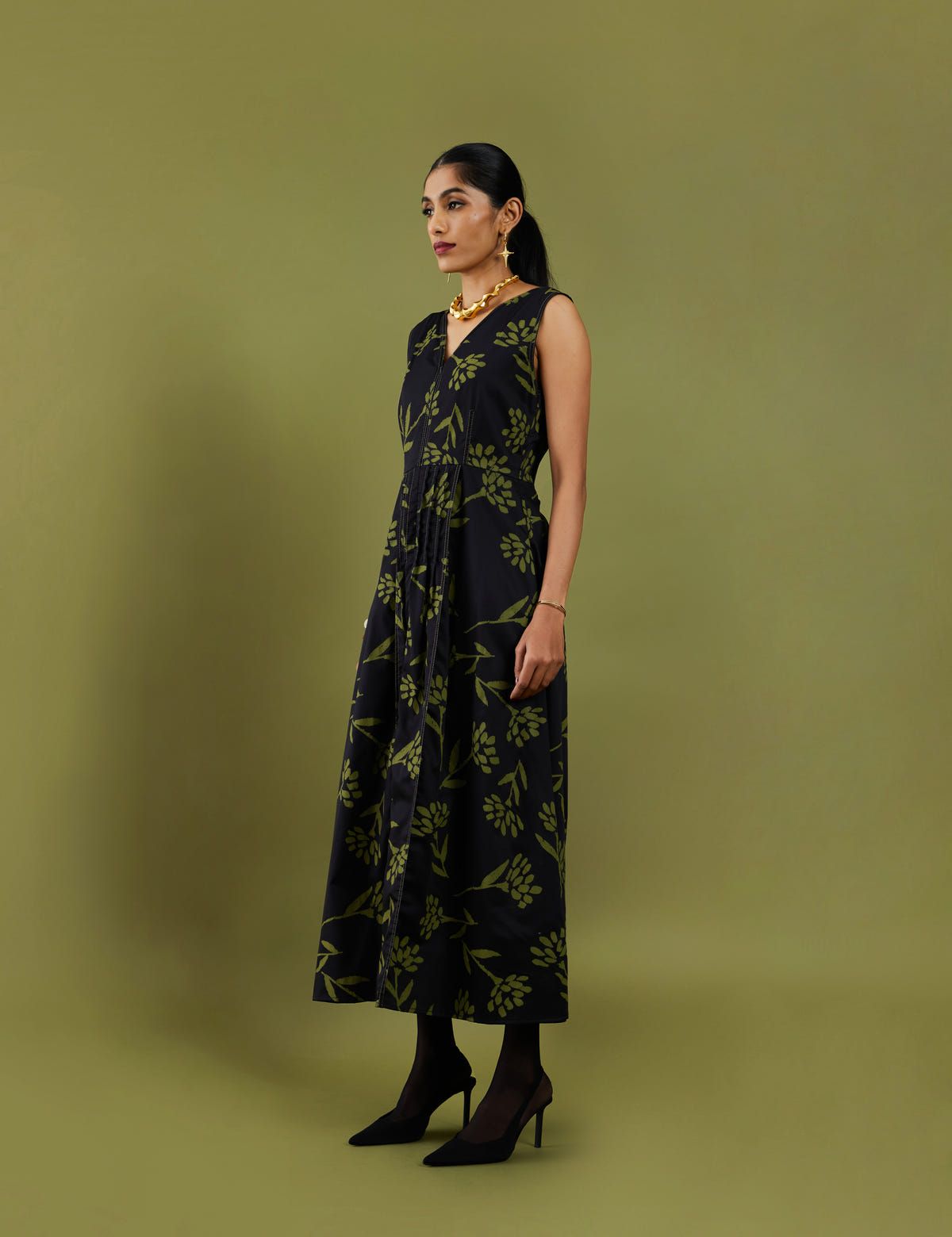 MARGO DRESS - BLACK - image 2