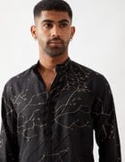 AUSTIN BRANCH KURTA - BLACK view 2