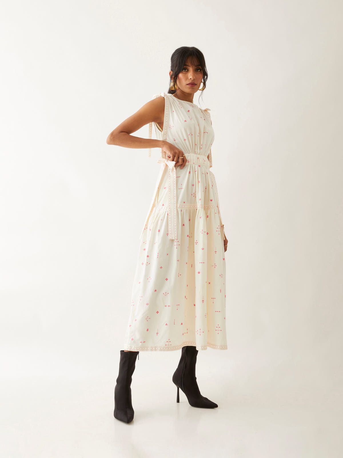 NADIA DRESS - OFF WHITE - image 2