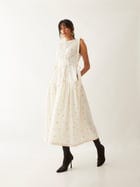NADIA DRESS - OFF WHITE view 4