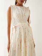NADIA DRESS - OFF WHITE view 5