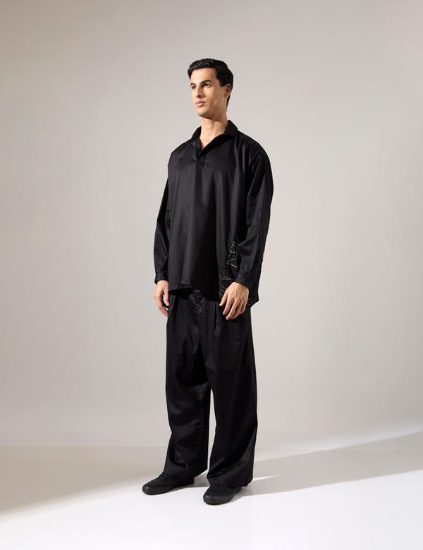 SON OF A NOBLE - SNOB — Jacob Shirt - Black - Look
