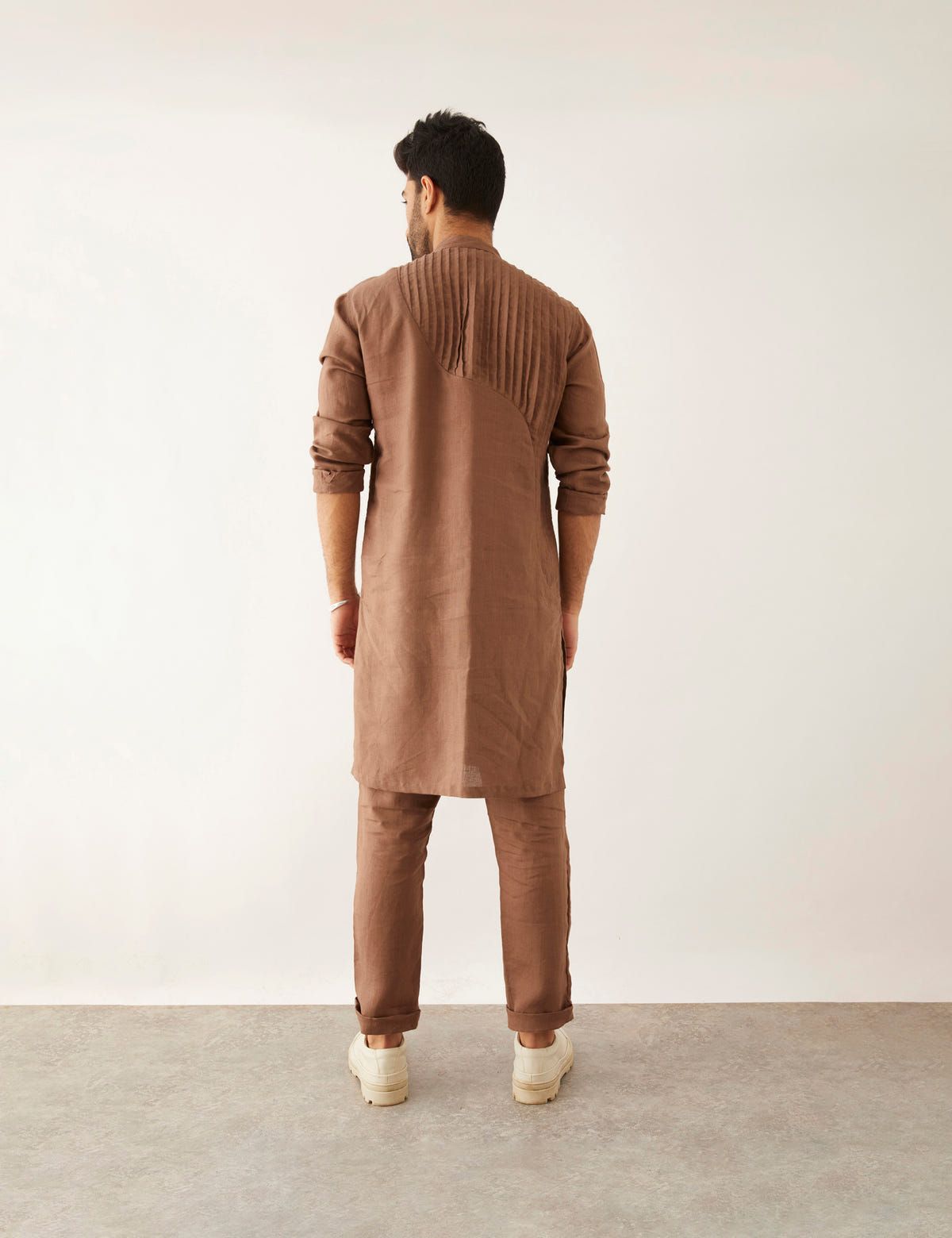 ROAN KURTA SET - BROWN - image 3