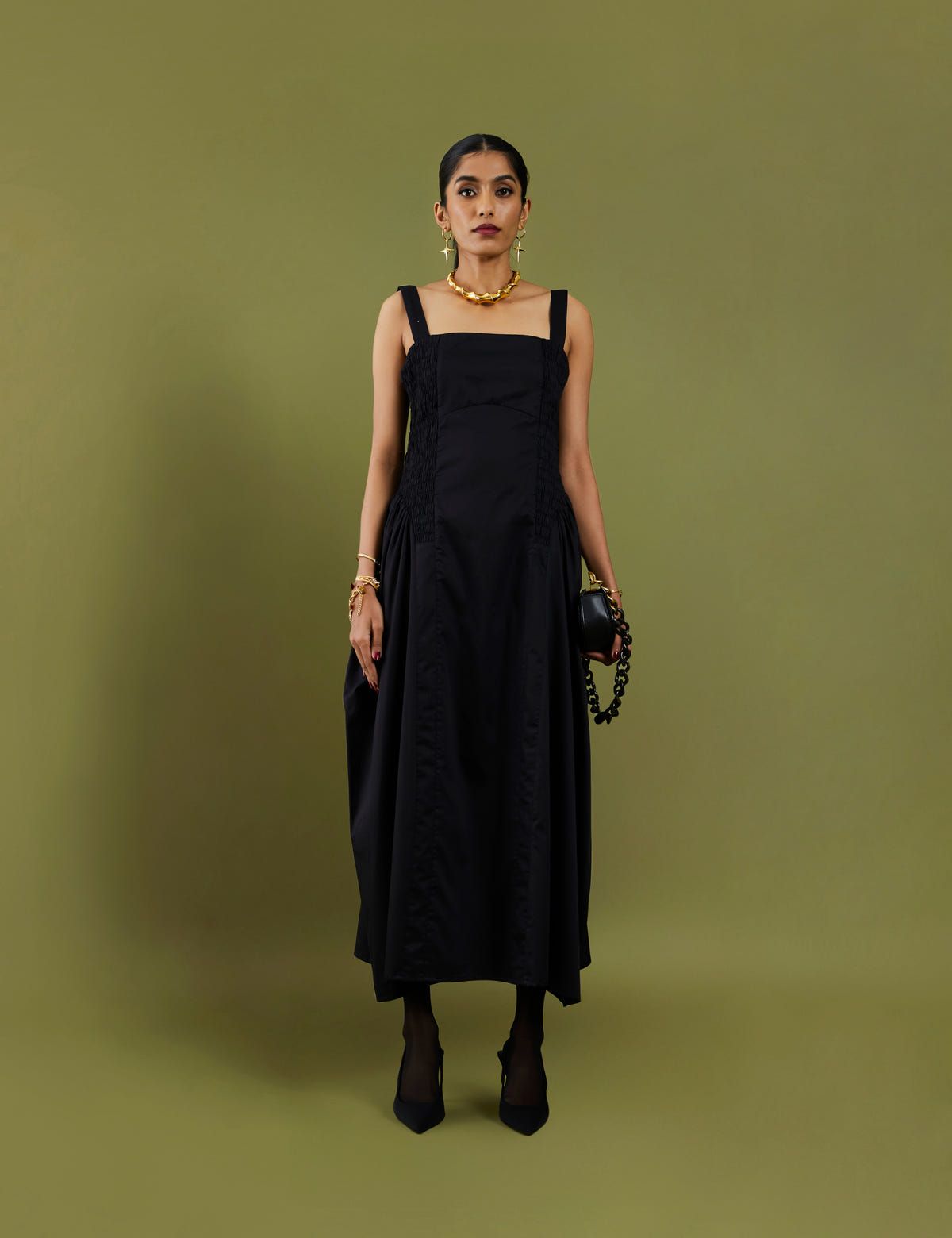 SAYA DRESS - BLACK - image 1