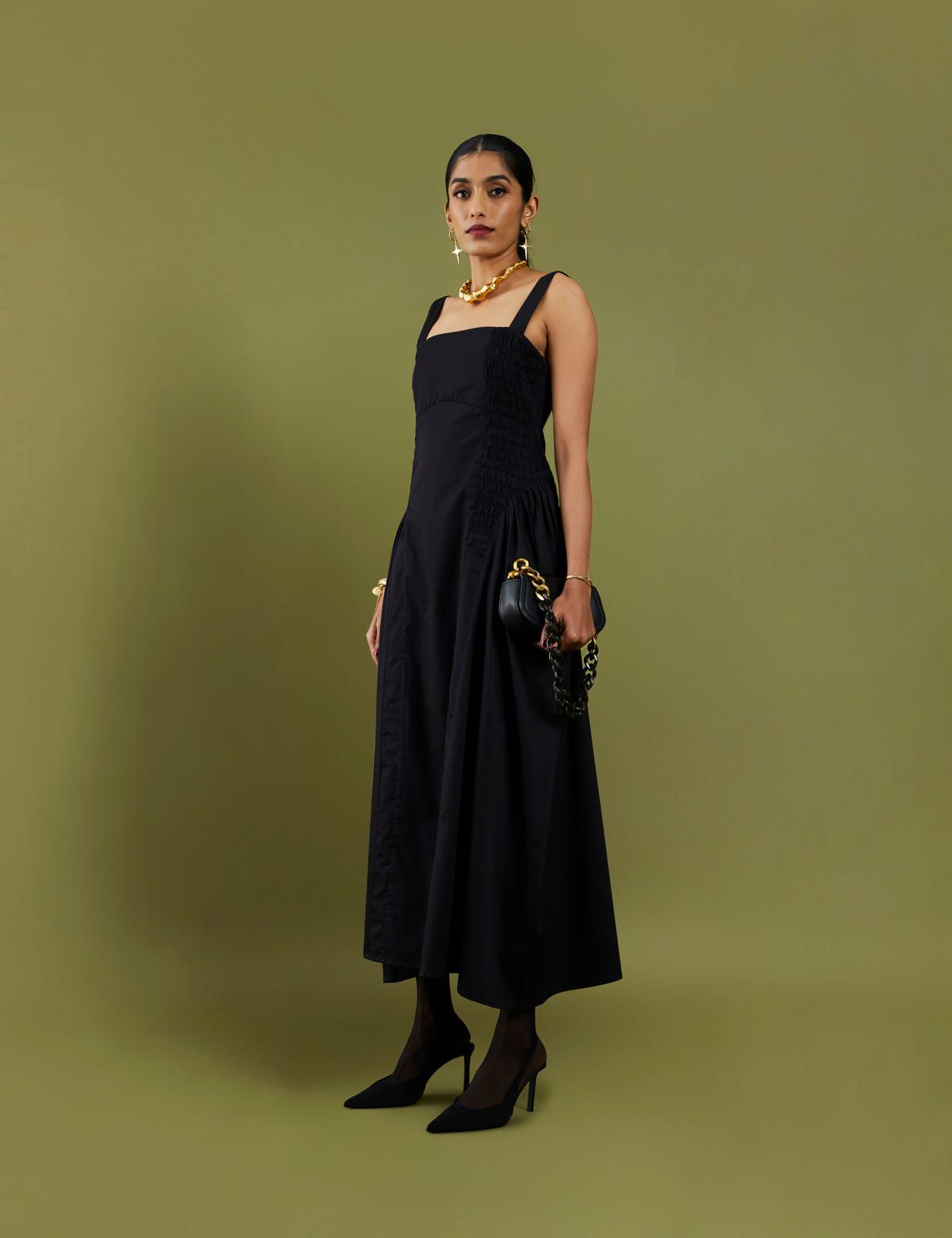 SAYA DRESS - BLACK - image 2