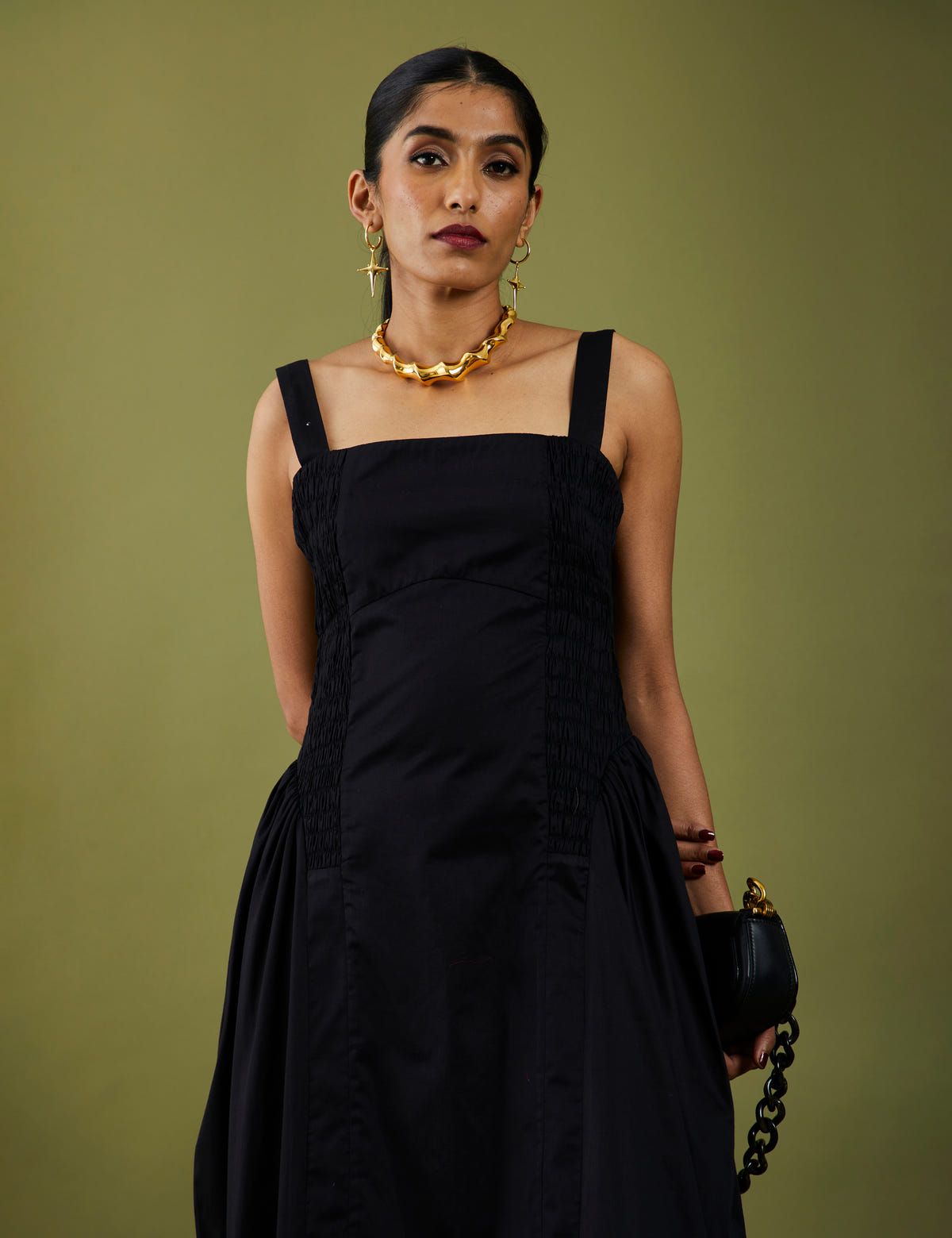 SAYA DRESS - BLACK - image 4