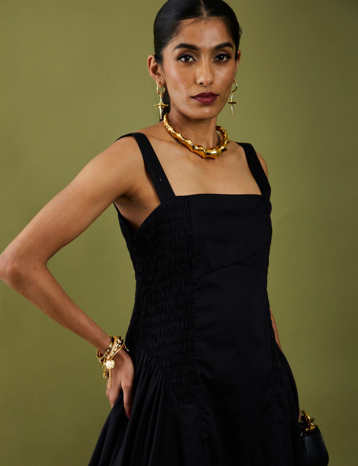 SAYA DRESS - BLACK - image 5