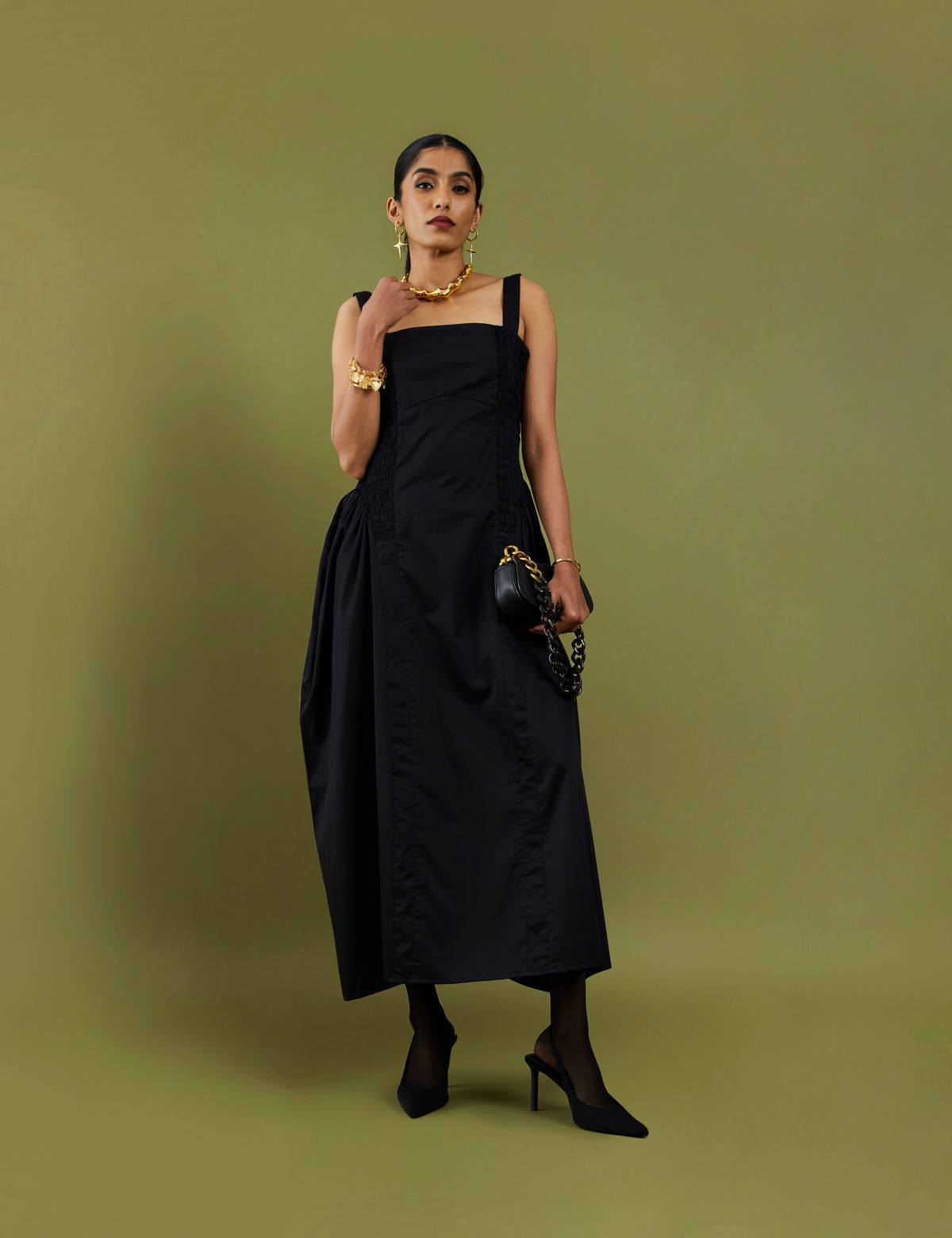SAYA DRESS - BLACK - image 6