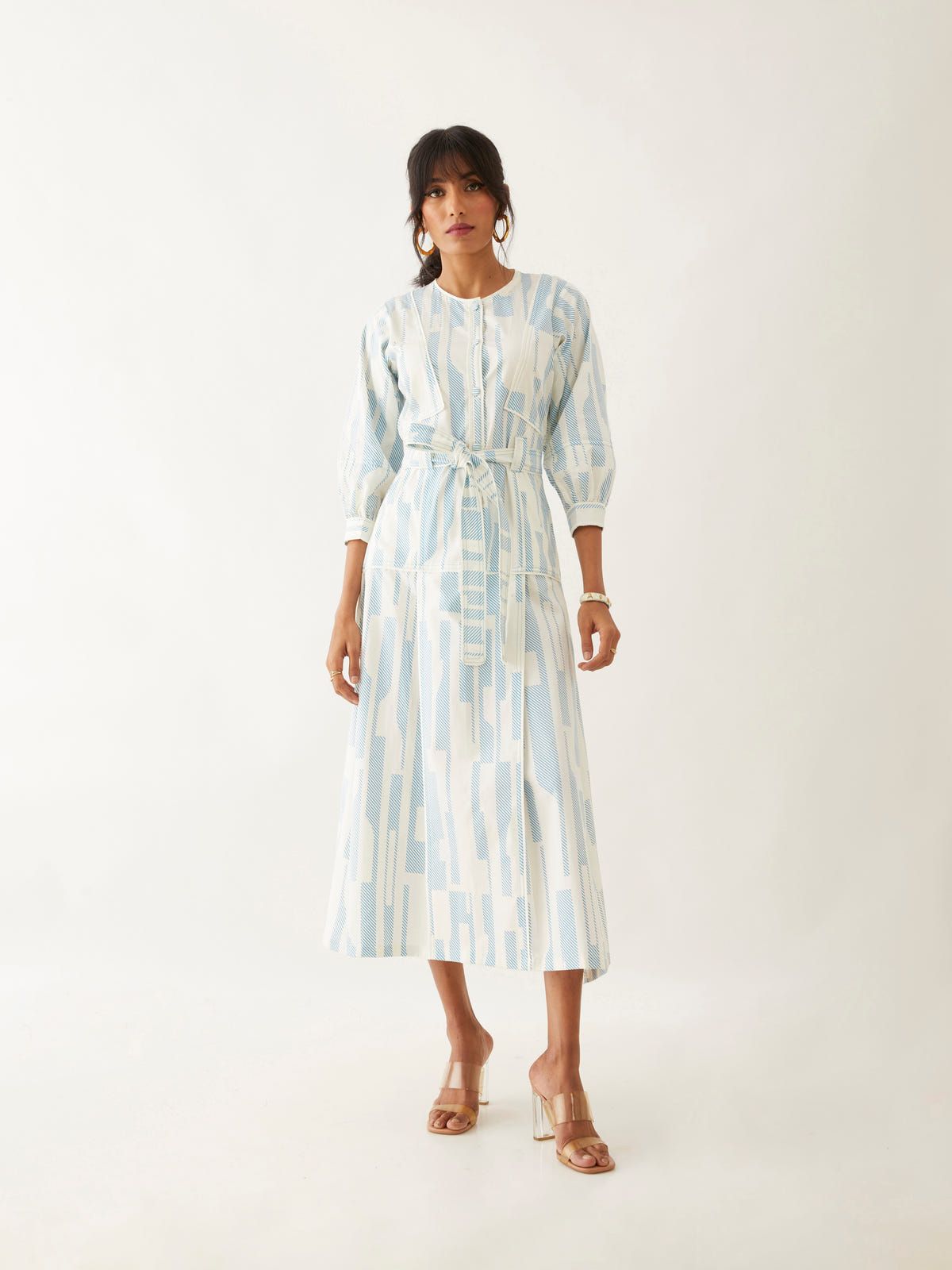 SILVIE DRESS - OFF WHITE - image 1