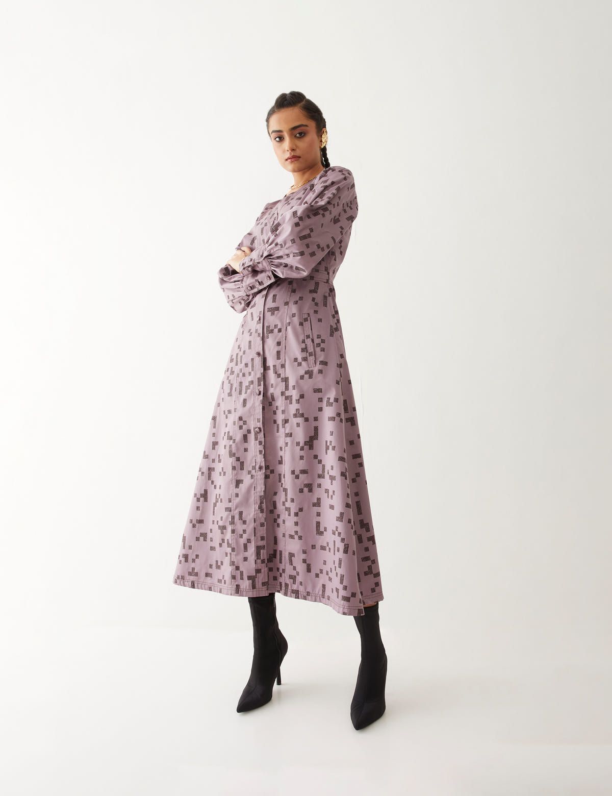 INNIS DRESS - ORCHID - image 2