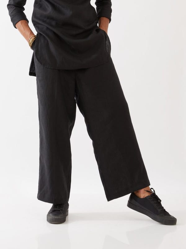 SON OF A NOBLE - SNOB — FINN TROUSER - BLACK
