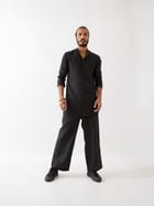 FINN TROUSER - BLACK view 2