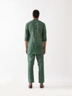 JASPER NETWORK KURTA  - GREEN view 4