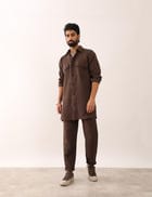 KABIR SHIRT SET - BROWN view 1