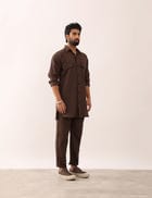 KABIR SHIRT SET - BROWN view 3