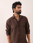 KABIR SHIRT SET - BROWN view 5