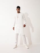 NIERO KURTA - WHITE view 1