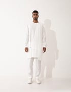 NIERO KURTA - WHITE view 3