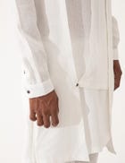 NIERO KURTA - WHITE view 7