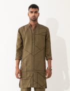 ED PIPELINE KURTA - BROWN view 2