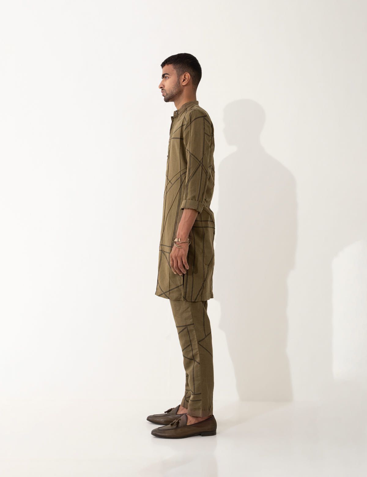 ED PIPELINE KURTA - BROWN - image 3