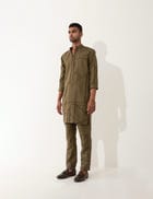 ED PIPELINE KURTA - BROWN view 4