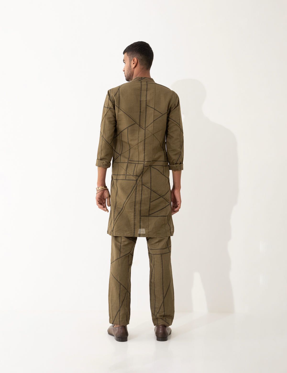ED PIPELINE KURTA - BROWN - image 5